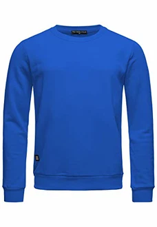 Red Bridge Herren Crewneck Sweatshirt Pullover Premium Basic Blau