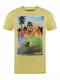riverso Herren T-Shirt RIVLukas Fotodruck Rundhals O-Neck Kurzarm Shirt Regular Baumwolle Grün Blau Weiß Grau Gelb Türkis S M L XL XXL 3XL 4XL 5XL, Größe:M, Farbe:Gelb (LJD)