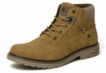 Mishansha Winter Herrenstiefel Wasserdicht Warm Schnürstiefel Khaki