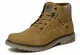 Mishansha Winter Herrenstiefel Wasserdicht Winterstiefel Herren Warm Schnürstiefel Khaki Gr.43