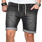 A. Salvarini Herren Sweat Shorts Kurze Hosen [AS-243, AS-241, AS-240] Dunkelgrau (AS-244-Dunkelgrau-W32)