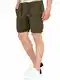 Indicode Herren Beauvals Shorts aus Baumwolle & Leinen   Herrenshorts Bermuda für Männer Dark Olive M
