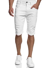 Herren Leon Shorts aus 98% Baumwolle Bermuda Denim Sommershorts für Männer Offwhite S