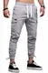 behype. Herren Cargo Chino-Hose Jogger Jeans-Hose 80-8388 Hellgrau W36