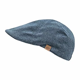 Schiebermütze aus 100% Baumwolle - Flat Cap Shelton Ivy Cap - Herren blau L-XL