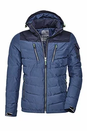Killtec Herren Skane MN Quilted Jckt Jacke In Daunenoptik Mit Abzippbarer Kapuze, dunkelblau, M
