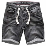Amaci&Sons Herren Jeans Shorts J5001 Grau