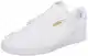 PUMA Unisex Shuffle Sneaker, White White Team Gold, 43 EU