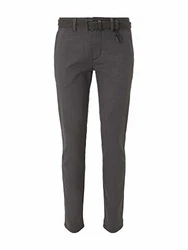 TOM TAILOR Denim Straight Fit Chinohose mit Gürtel 
