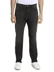 TOM TAILOR Herren Marvin Straight Jeans 1021012 Schwarz (1021012)