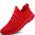 Damyuan Herren Laufschuhe Turnschuhe Sportschuhe Running Sneaker Freizeit Straßenlaufschuhe Walkingschuhe Outdoor Fitness Jogging Sportsschuhe Rot