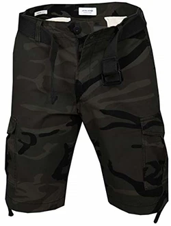 JACK & JONES Herren Cargo Shorts Grau