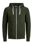 JACK & JONES Sweatshirt JJEHOLMEN Sweat Zip Hood NOOS 12136884 Rosin