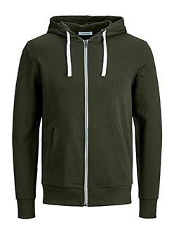 JACK & JONES Sweatshirt JJEHOLMEN Sweat Zip Hood NOOS 12136884 Rosin