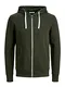 JACK & JONES Herren Jjeholmen Sweat Zip Hood Noos Pullover, Rosin/Fit:reg Fit, M EU