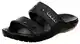 Crocs Classic Sandale – Unisex Sandalen für Erwachsene mit zwei Riemen – Slip-On-Sliders – Schwarz – Größe 41-42