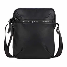 Blanc Kleine Umhängetasche für Herren, Schultertasche Messenger Bag Kuriertasche, Schwarz