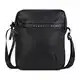 Bugatti Blanc Kleine Umhängetasche für Herren, Schultertasche Messenger Bag Kuriertasche, Schwarz