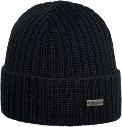 Herren Jochen Merino XL Mütze, schwarz, (61-62cm)