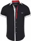 CARISMA Casual Herren Kurzarmhemd/Langarmhemd Freizeit/Business Hemd Kontrast Hemd Slim Fit