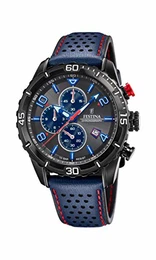 Herren Analog Quarz Uhr mit Leder Armband F20519/3