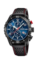 Herren Analog Quarz Uhr mit Leder Armband F20519/2