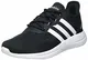adidas Mens LITE Racer RBN 2.0 Running Shoe, CBLACK/FTWWHT/GRETWO,43 1/3 EU