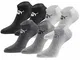 PUMA Sneakersocken 18 Paar Pack Statement Edition - Damen und Herren - Black-White-Anthracite - Gr. 39-42
