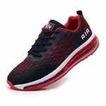 TORISKY Sneaker Herren Damen Sportschuhe Cushion Schuhe Laufschuhe Luftkissen Turnschuhe Fitness Gym (8998) BK/Rot (8998)