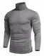 COOFANDY Herren Rolli Langarm T-Shirts Herren Langarm Rollkragen Pullover Langarmshirt Hoodie Slim fit