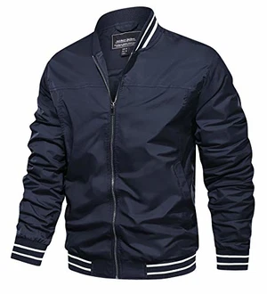 TACVASEN Herren Bomberjacke Pilotenjacke Übergangsjacke Blau/Navy TACVASEN Herren Bomberjacke Pilotenjacke Übergangsjacke Blau/Navy