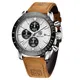 BENYAR Uhren Herren Analog Quarz Chronograph Herrenuhren Wasserdicht Leuchtende Datum Braun Lederband Armbanduhr Lässig Business-Kleid Uhren Elegantes Geschenk fur Männer