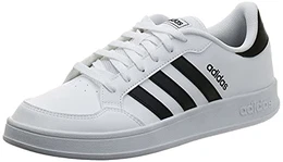 Herren Breaknet Sneaker, Cloud White Core Black Core Black, 43 1/3 EU