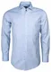 Roy Robson Herren Baumwolle Regular Fit Langarm Bügelfrei natürlicher Stretch Hemd, Hellblau, 38