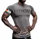Fitness Method, Sport T-shirt Herren, Slim-Fit Shirt bequem & hochwertig Männer, Rundhals & Tailliert, Training & Freizeit, Gym & Casual Workout Mann, 95% Baumwolle, 5% Elastan,(Anthrazit - Schwarz M)