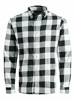 JACK & JONES Herren JJEGINGHAM Twill Shirt L/S NOOS Hemd JACK & JONES Herren JJEGINGHAM Twill Shirt L/S NOOS Hemd