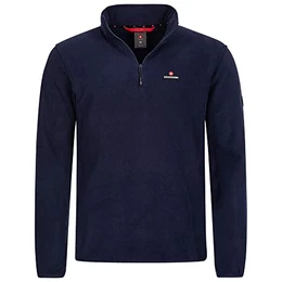 37A15 Skyja Herren Fleece Pullover Dunkelblau Gr. M
