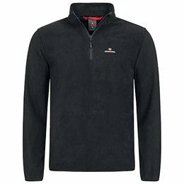 33T15 Skyja Herren Fleece Pullover Schwarz Gr. M