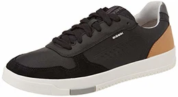 Herren U SEGNALE B Sneaker, Black/Cognac, 43 EU