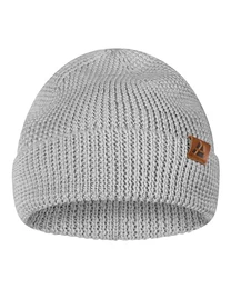 Beanie aus Merinowolle (Hellgrau)