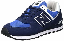 Herren ML574SSM Sneaker, Marine Blau Weiß, 43 EU