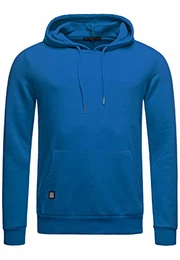Herren Kapuzenpullover Hoodie Premium Basic Dunkelblau M