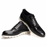 JITAI Herren Oxfords Schuhe Freizeitschuhe für Herren Leichte Schnür-Modeschuhe 