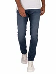 Jack & Jones Slim Fit Jeans Glenn Skinny Tapered JJI Glenn ORIGINAL AM 5-Pocket-Jeans Dunkelblau