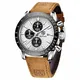 BENYAR herrenuhren Chronograph Analogue Quartz Armbanduhr für männer Lederband Herren Fashion Business Sport Design 30M wasserdicht Prime