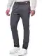 Indicode Herren Eary Chinohose Stretchhose   Chino Herrenhose Super Stretch Stoffhose Dk Grey 32/32