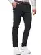 Indicode Herren Eary Chinohose Stretchhose   Chino Herrenhose Super Stretch Stoffhose Black 32/32