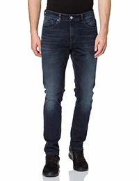 Herren Austin Slim TPRD Cobbs Hose, Cornell Bl Bk STR, W32 / L32