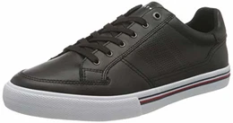 Herren CORE Corporate Leather Sneaker, Schwarz, 43 EU