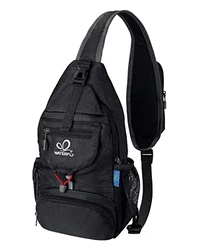 WATERFLY Brusttasche Sling Bag Schwarz